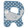 Petit pied animaux en bois enfant lettre r