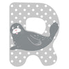 Petit pied animaux en bois enfant lettre r