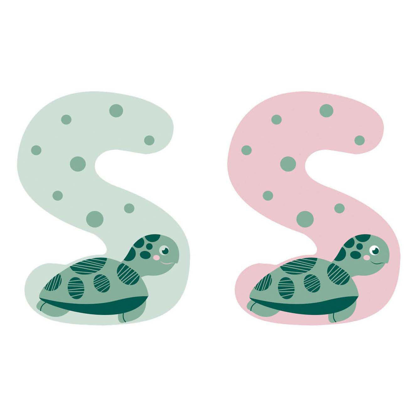 Petit-pied Animaux en bois lettre des enfants