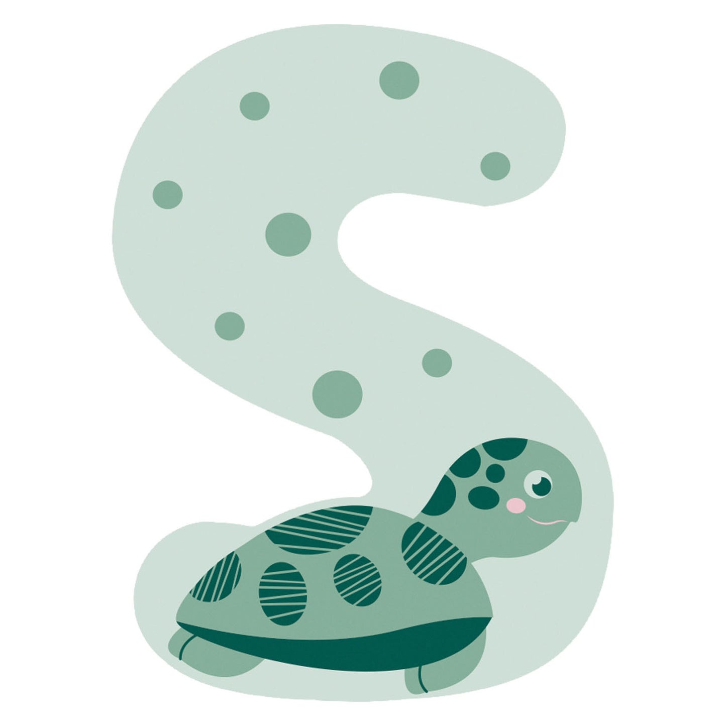 Petit-pied Animaux en bois lettre des enfants