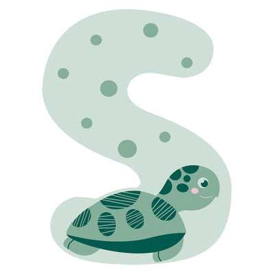 Petit-pied Animaux en bois lettre des enfants