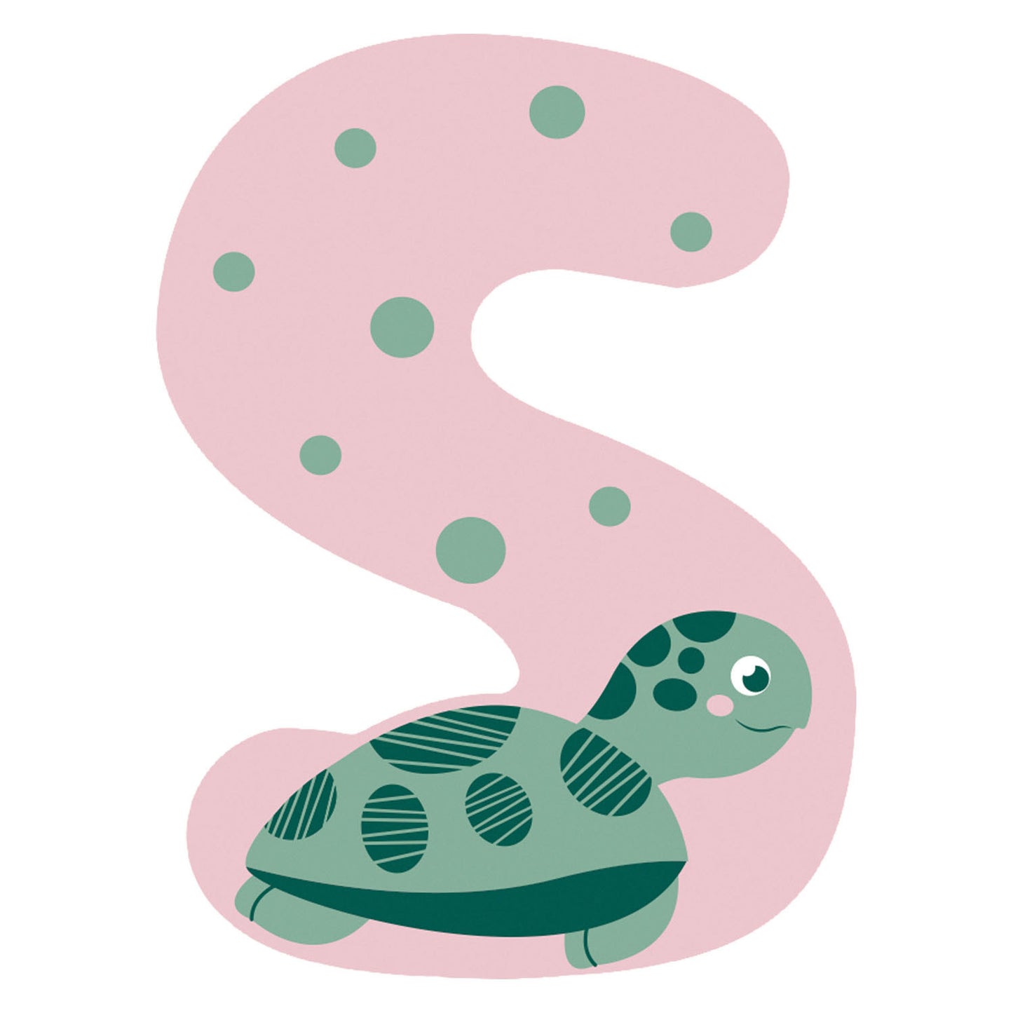 Petit-pied Animaux en bois lettre des enfants