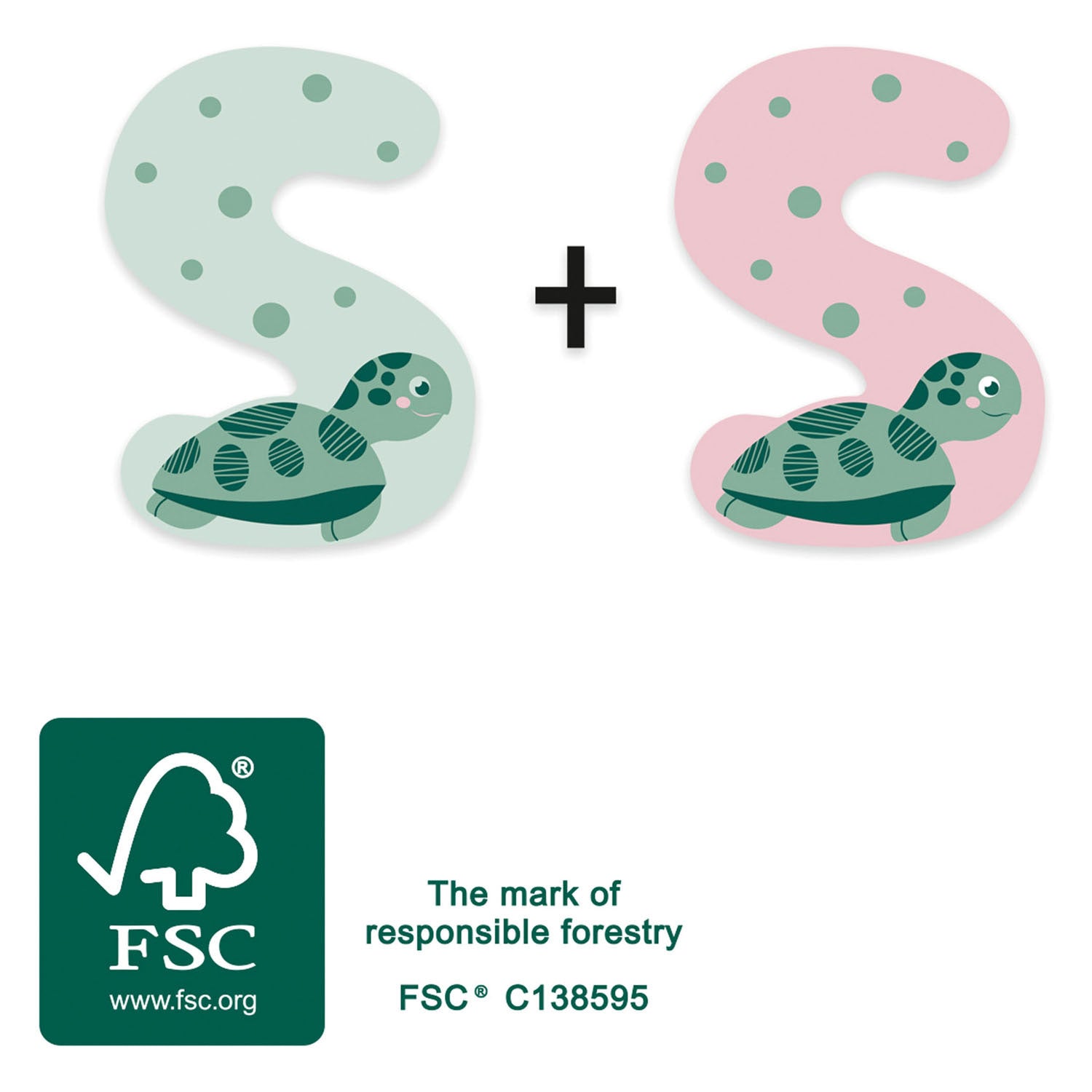 Petit-pied Animaux en bois lettre des enfants