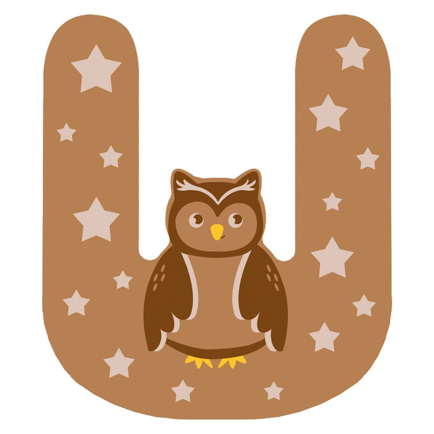 Petit pied Animaux en bois Lettre d'enfants