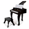 Petit pied en bois pour enfants piano noire