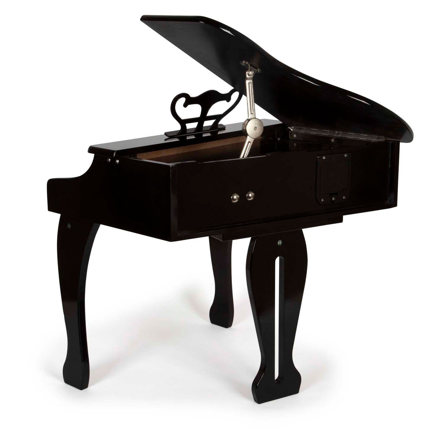 Petit pied en bois pour enfants piano noire