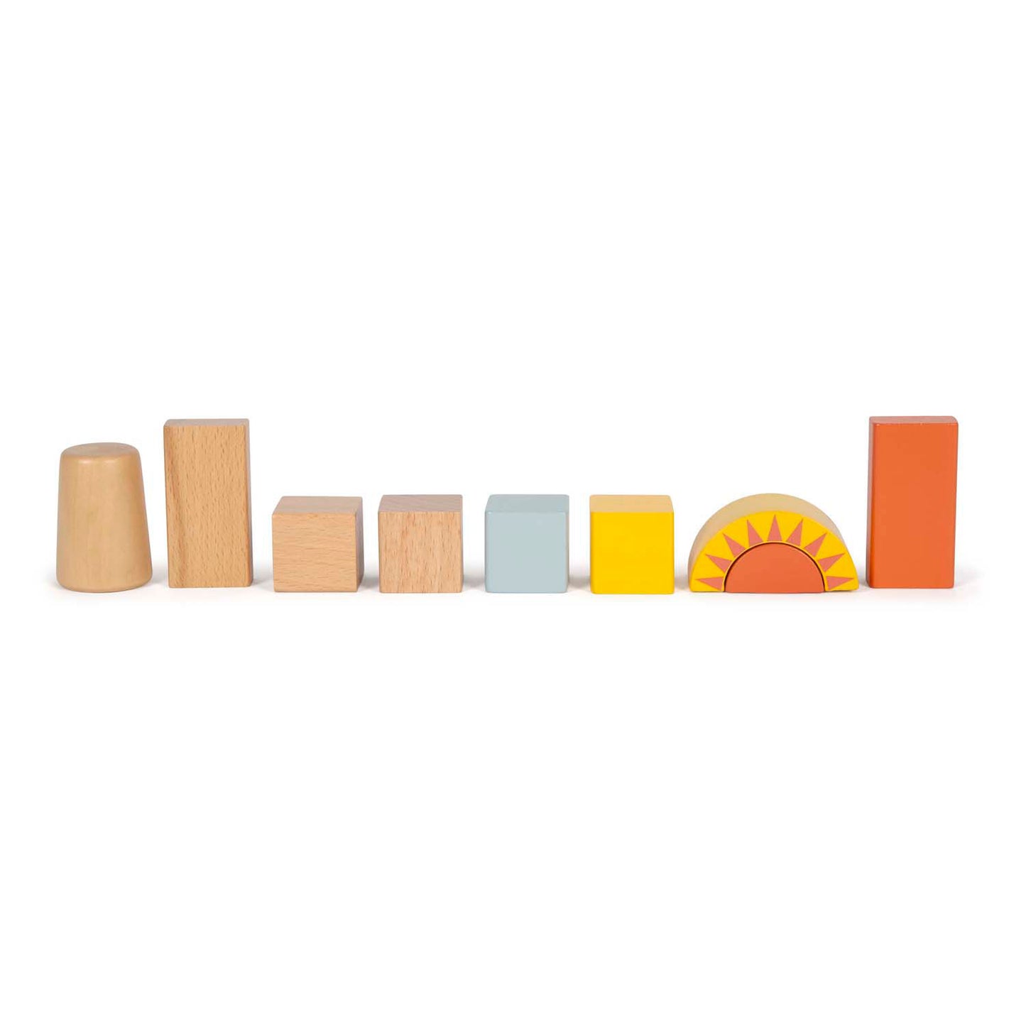 Blocs de construction en bois de petit pied Dino, 50dlg.