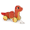 Petit pied de randonnée en bois dino