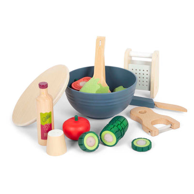 Small Foot Wooden Toy Food Salade Play Set, 11dlg.