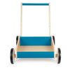 Bleu à l'essence Walker en bois à petit pied