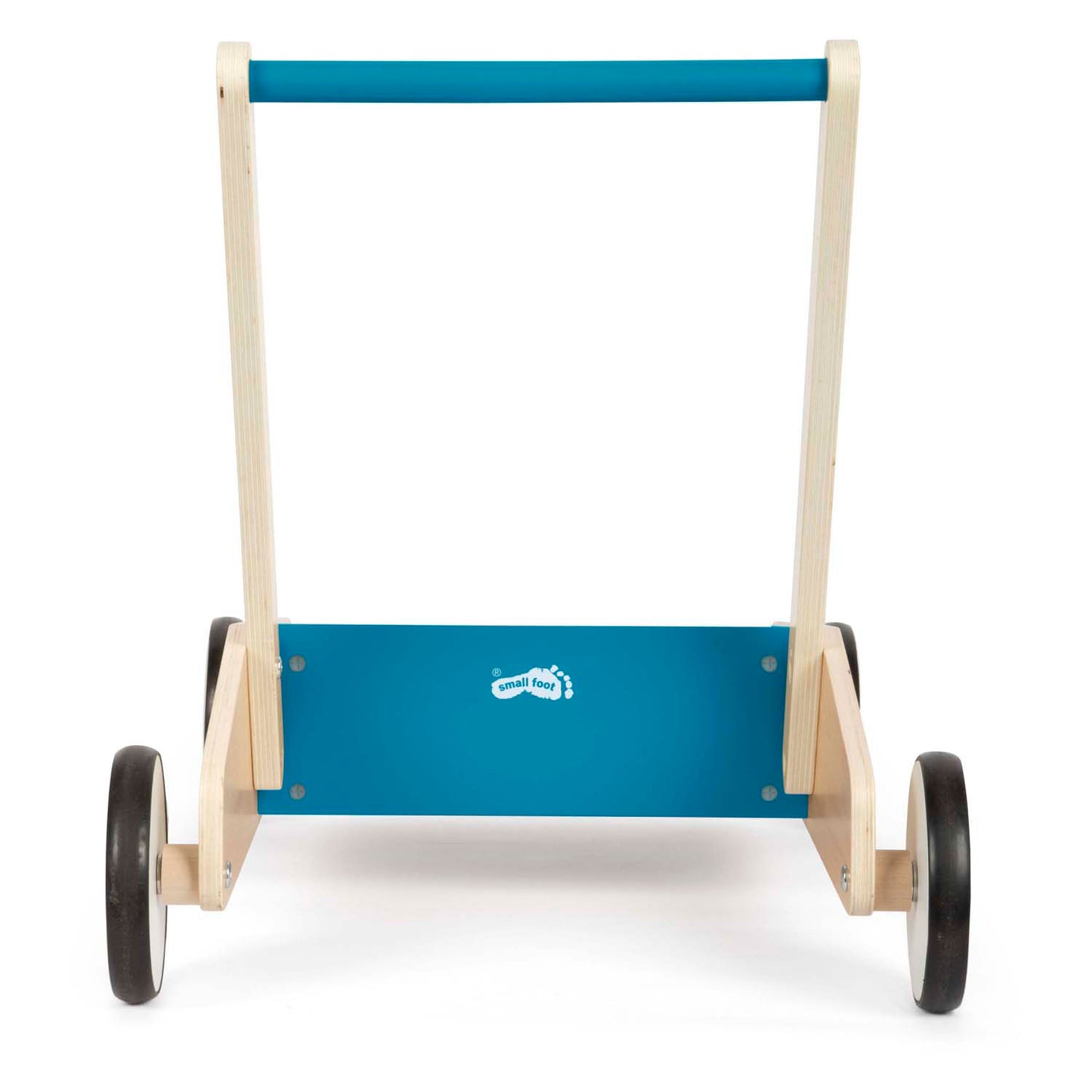 Bleu à l'essence Walker en bois à petit pied