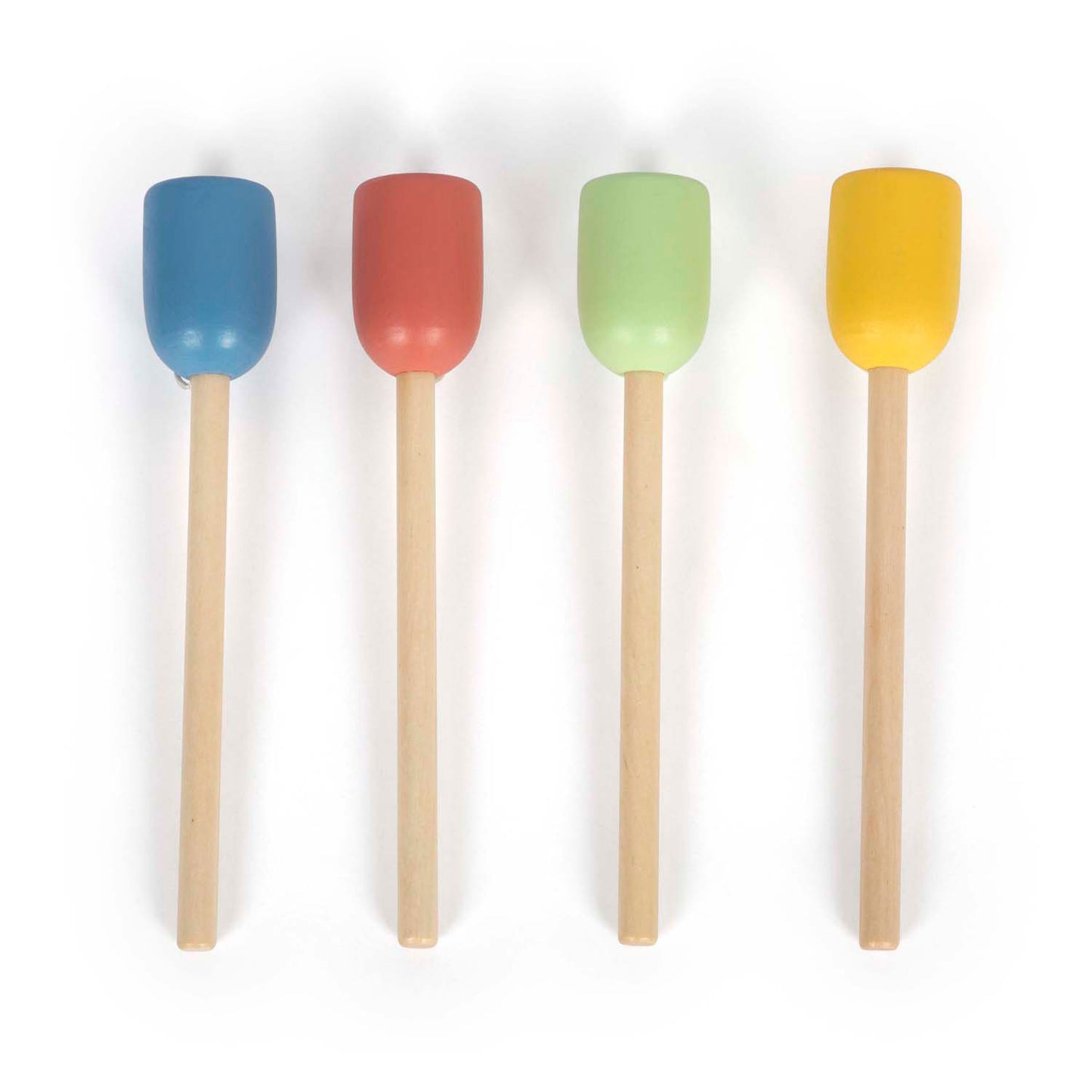 Petit pied en bois attraper le jeu de balle, ensemble de 4