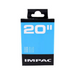 Impac Inner Tube (par Schwalbe) AV20 20x1.75 Etro 40 60-406 Valiel: Valve de schrader Auto 35 mm