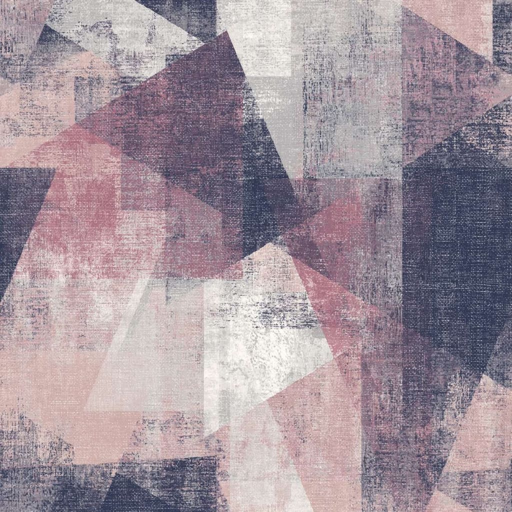 Covergs muraux néerlandais Perspectives de papier peint néerlandais rose et violet