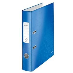 Ordner leitz 10060036 carton 80g m2 a4 largeur 5cm rose bleu dos étiquette