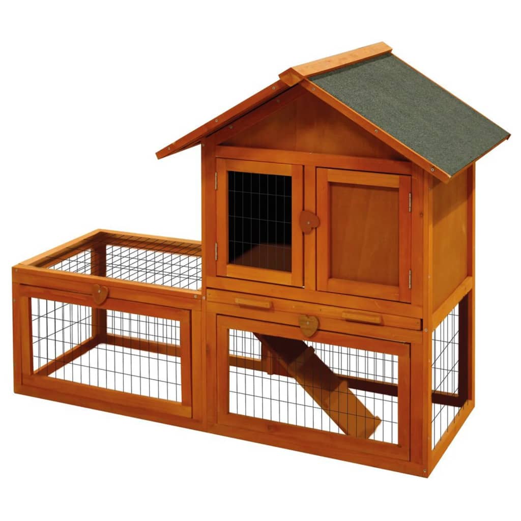 Flamingo Flamingo Rabbit Hutch salsa 135x65x100 cm brun