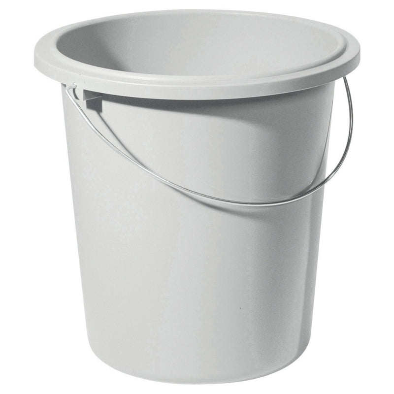 Seau de curver 10L gris clair