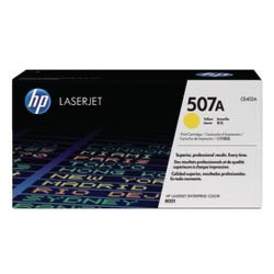 Cartouche de toner hp ce402a no. 507a jaune