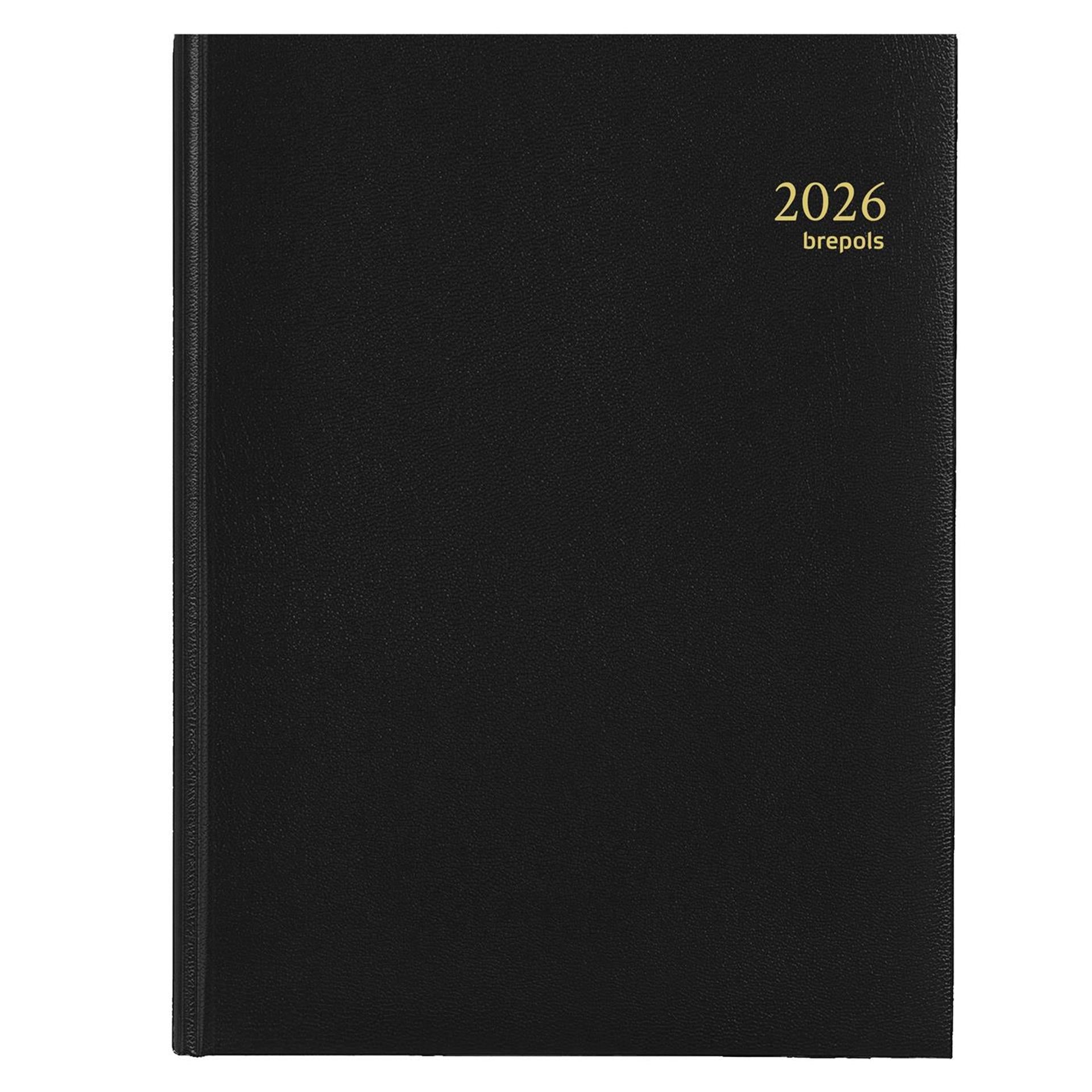 Agenda Brepols timing semaine nl 2026 lima noir