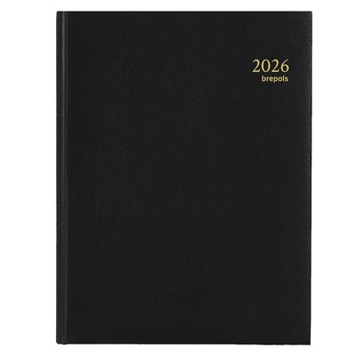 Agenda Brepols timing semaine nl 2026 lima noir