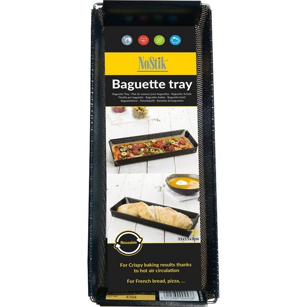 Nostik Nostik Baguette Tray 31x11x3 cm noir