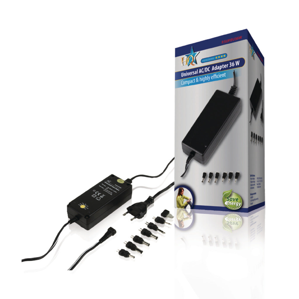 HQ HQ P. souper. EU36W Adaptateur universel 36 W