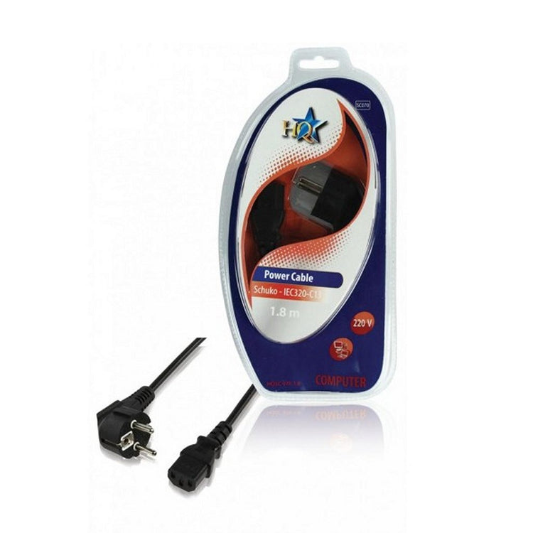 HQ HQ SC070 Câble alimentaire Shuko IEC320-C13 1,80 m noir