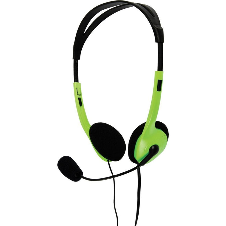 BasicXL BasicXL BXL-HeadSet1 Headset stéréo vert noir