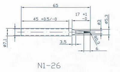 HQ HQ Solder Tip2 Astuce de remplacement pour Solder20 30