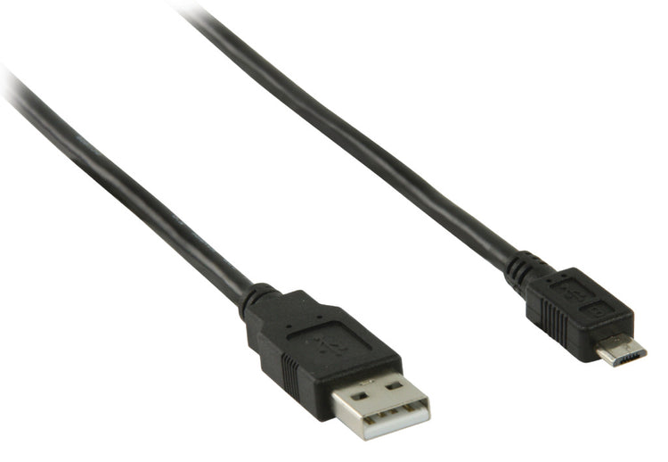 VALUELLINE VALUELINE VLCP60500B05 USB 2.0 USB Un câble masculin mâle USB Male B.50 m noir