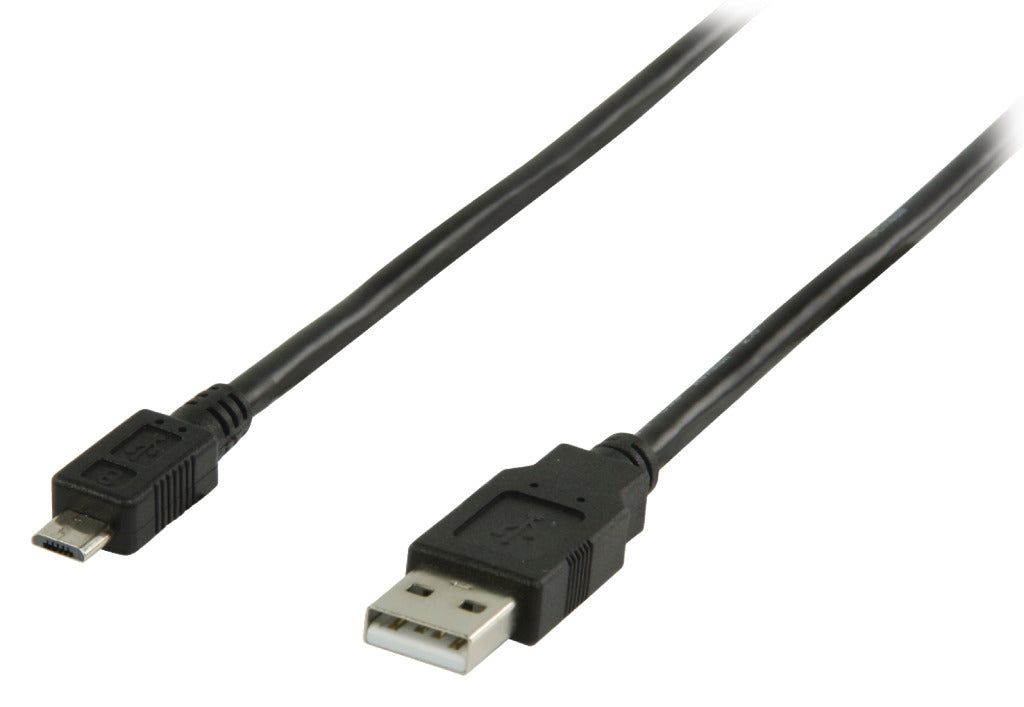 VALUELLINE VALUELINE VLCP60500B10 USB 2.0 USB Un câble masculin MALUM MALI-B MALAME 1,00 m noir
