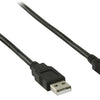 VALUELLINE VALUELINE VLCP60500B10 USB 2.0 USB Un câble masculin MALUM MALI-B MALAME 1,00 m noir