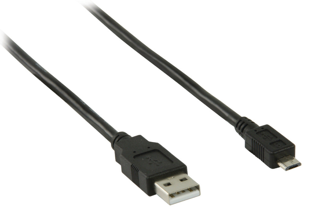 VALUELLINE VALUELINE VLCP60500B10 USB 2.0 USB Un câble masculin MALUM MALI-B MALAME 1,00 m noir