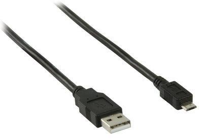 VALUELLINE VALUELINE VLCP60500B10 USB 2.0 USB Un câble masculin MALUM MALI-B MALAME 1,00 m noir
