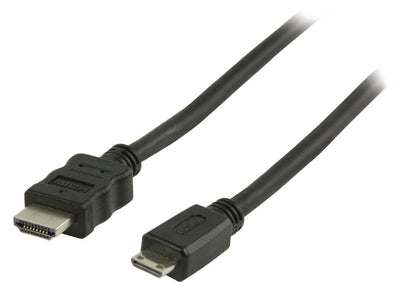VALUELLINE VALUELINE VLVP34500B10 Câble HDMI à grande vitesse avec Ethernet HDMI HDMI Mini Connecteur 1,00 m noir