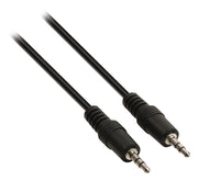 VALUELLINE VALULINE VLAP22000B05 Câble audio stéréo Jack 3,5 mm Mâle Mâle 3,5 mm Mâle Mâle 0,50 M noir - afbeelding 2