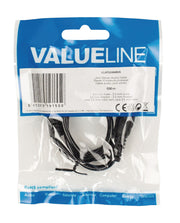VALUELLINE VALULINE VLAP22000B05 Câble audio stéréo Jack 3,5 mm Mâle Mâle 3,5 mm Mâle Mâle 0,50 M noir - afbeelding 3