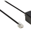 VALUELLINE VALUELLIN VLTP90205B100 Télécom Extension Câble RJ11 Male RJ11 Femme 10,0 m Black