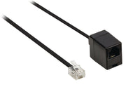 VALUELLINE VALUELLIN VLTP90205B100 Télécom Extension Câble RJ11 Male RJ11 Femme 10,0 m Black - afbeelding 3