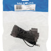 VALUELLINE VALUELLIN VLTP90205B100 Télécom Extension Câble RJ11 Male RJ11 Femme 10,0 m Black