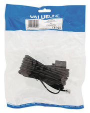 VALUELLINE VALUELLIN VLTP90205B100 Télécom Extension Câble RJ11 Male RJ11 Femme 10,0 m Black - afbeelding 4