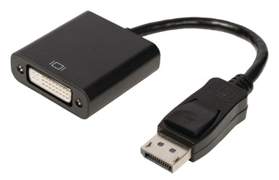 VALUELLINE VALUELINE VLCB37250B02 Adaptateur DisplayPort Câble Displayport Male DVI-D 24 + 1 broche Femelle 0,20 M Black