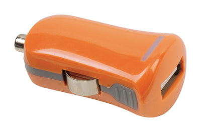 VALUELLINE VALUELINE VLMP11950O USB-AUTOLADER USB Une connexion féminine 12v voiture Oranje