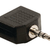 VALUELLINE VALUELINE VLAB22945B AUDIO SPLITTER 3,5 mm mâle 2x femelle noire