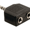 VALUELLINE VALUELINE VLAB22945B AUDIO SPLITTER 3,5 mm mâle 2x femelle noire