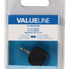 VALUELLINE VALUELINE VLAB22945B AUDIO SPLITTER 3,5 mm mâle 2x femelle noire