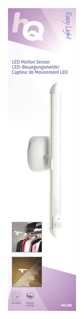 HQ HQ LR3 Capteur de mouvement du tube LED 3 positions lumineuses