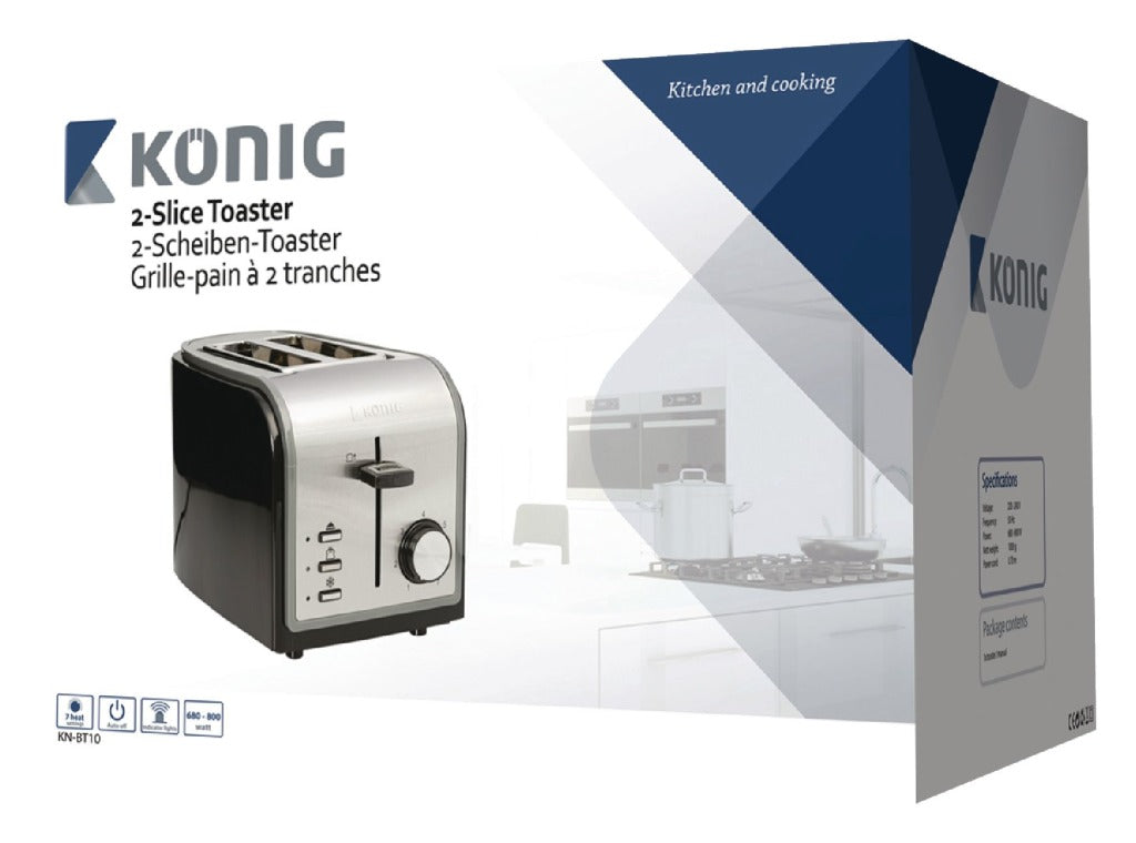 Kouml;nig king kn-bt10 grille-pain