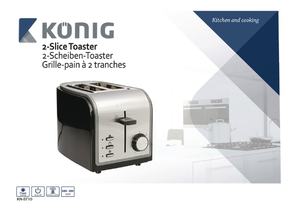 Kouml;nig king kn-bt10 grille-pain