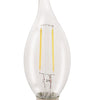 HQ HQ HQLFE14FLTP001 LED Retro Filament Lampe E14 Bougie Bend 2 W 210 LM 2700 K